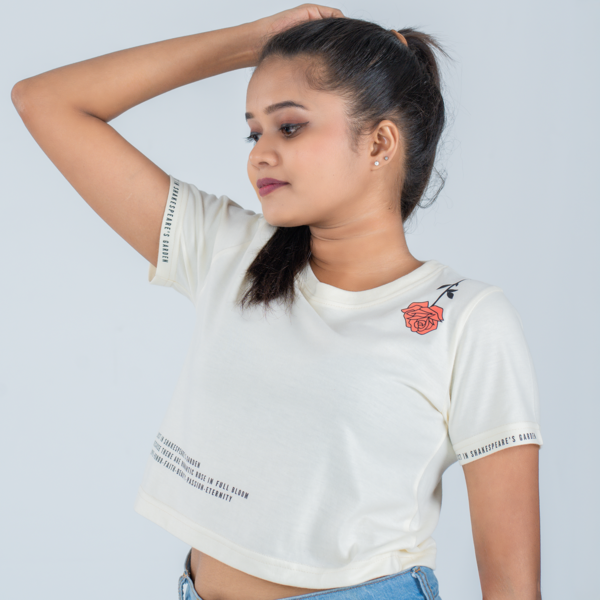 Shakespeare Crop Top - Image 2