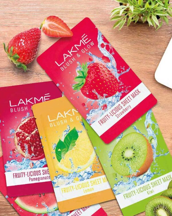 Lakmē Blush & Glow Watermelon Sheet Mask - Image 3