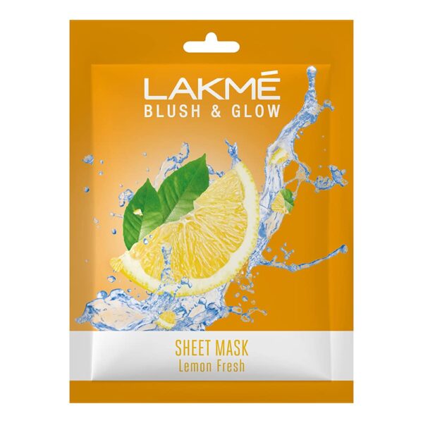 Lakmē  Blush & Glow Lemon Sheet Mask