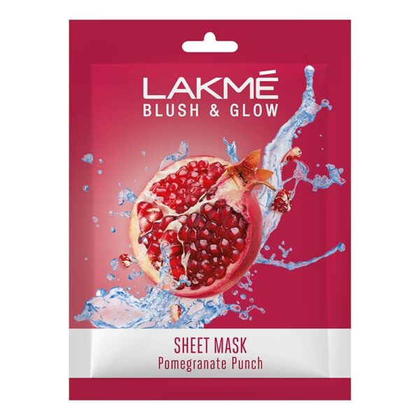 Lakmē  Blush & Glow Pomegranate Sheet Mask