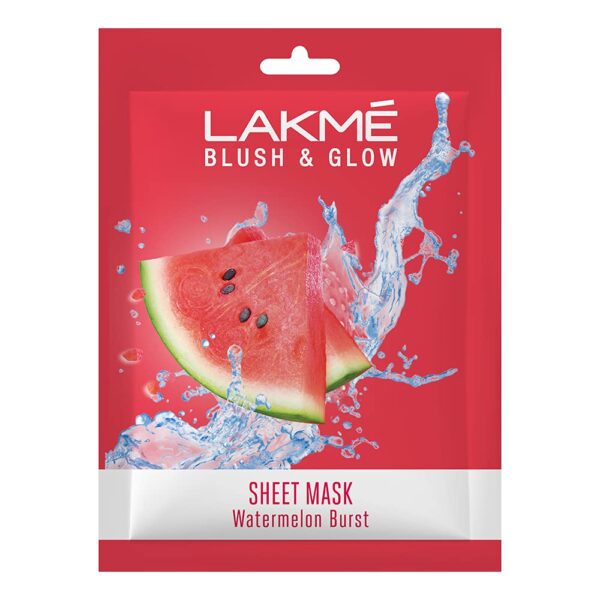 Lakmē Blush & Glow Watermelon Sheet Mask