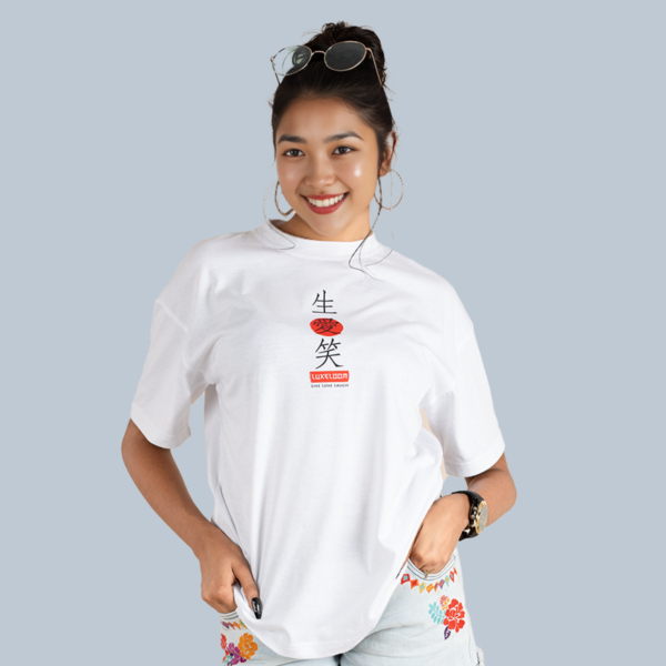 Live Love Laugh Drop Shoulder Tee – Unisex - Image 3